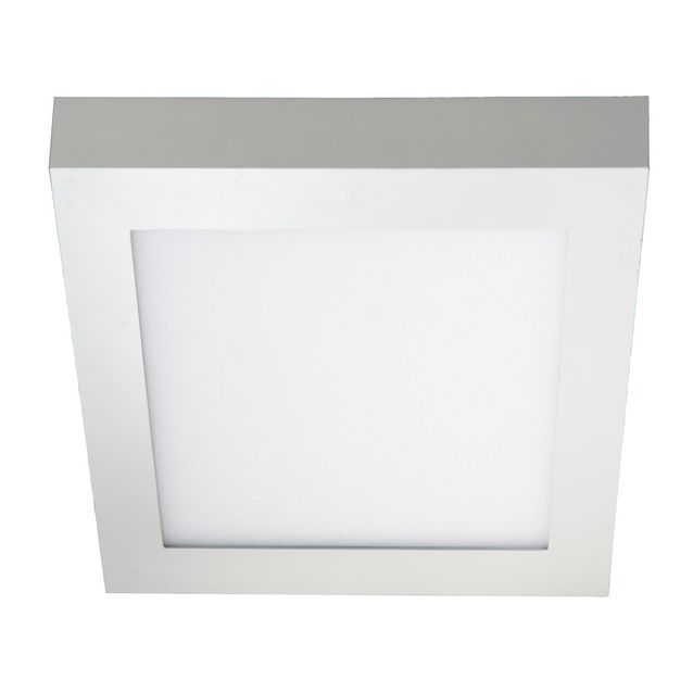LED-yleisvalaisin Airam Kubo II 300, 21W/840, 300x300x42mm, himmennettävä, IP20, valkoinen/opaali