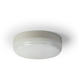 LED-yleisvalaisin Ensto AVR1.1109L IP44 LED10W/840 Ø260x88 mm valkoinen