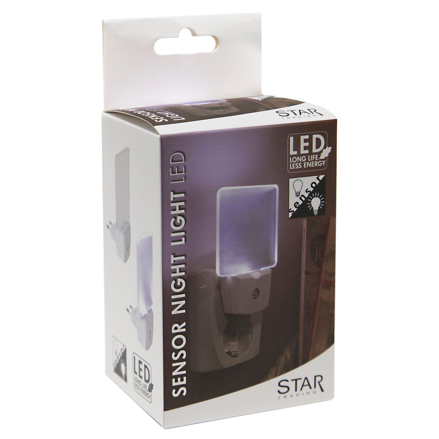 LED-yölamppu 357-11 75x63x114 mm 0,5W huurre pakkauksessa