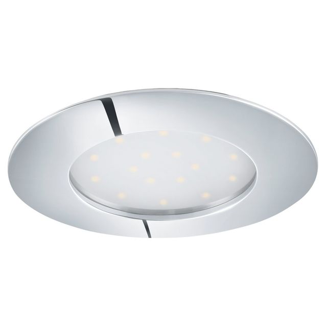 LED-alasvalo Eglo Pineda 12W Ø102mm IP44 kromi 95888