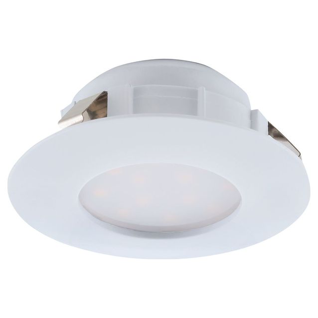 LED-alasvalo Eglo Pineda 6W Ø78mm IP44 valkoinen 95817