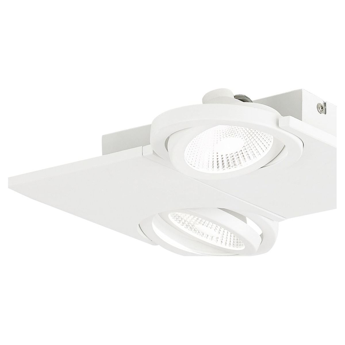 LED-katto-/seinäspotti Eglo Brea 2-osainen valkoinen 39134