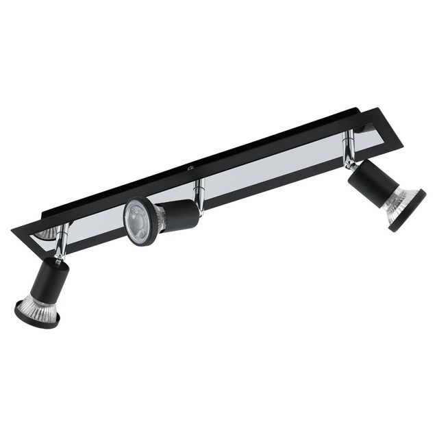 LED-kattospotti Eglo Sarria 3-osainen musta kromi 94965