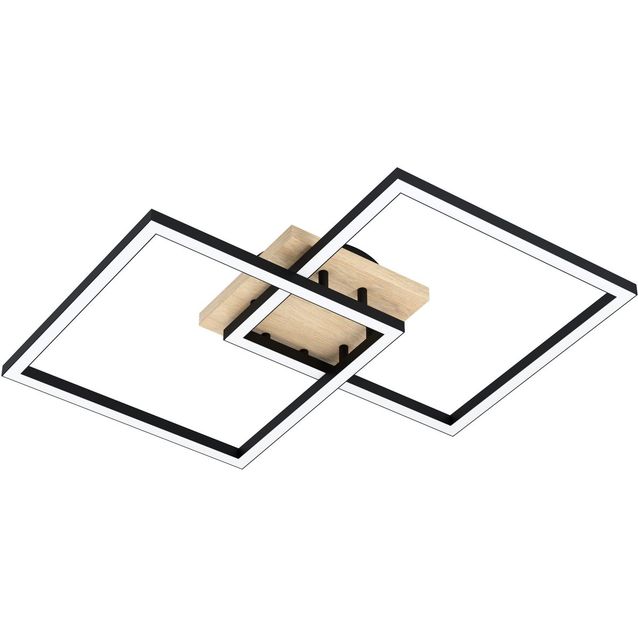 LED-Kattovalaisin Eglo connect.z Lomaltas-Z 50x77cm 32W tammi