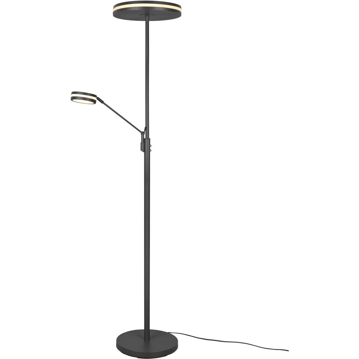 LED-lattiavalaisin Trio Franklin uplighter antrasiitti