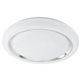 LED-plafondi Eglo Capasso Ø400mm valkoinen kromi 96024