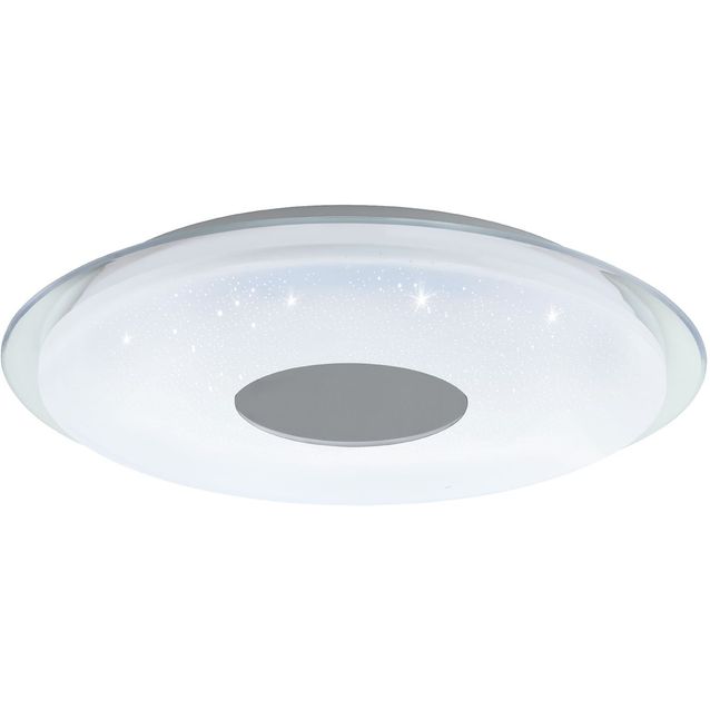 LED-Plafondi Eglo connect.z Lanciano-Z 56cm 44.8W kristalliefekti