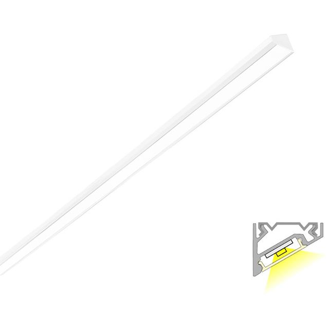 LED-profiili Limente LED-LUXOR 20 CCT LUX 2700-6000K 29W valkoinen 2m