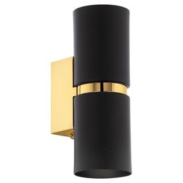 LED-seinävalaisin Eglo Passa 60x170mm musta kulta 95364