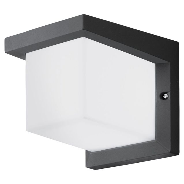 LED-ulkoseinävalaisin Eglo Desella 1 160x160mm antrasiitti valkoinen 95097