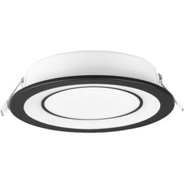 LED-upotettava plafondi Trio Core 15 cm mattamusta