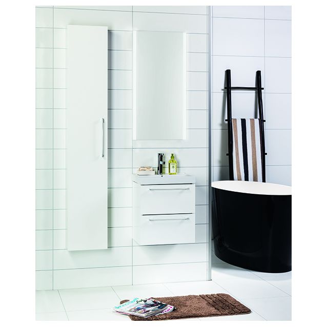 Noro Deco -valaisinpeili kylpyhuoneessa