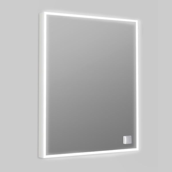 LED-Valopeili Muatoa Grand Lux 700x900mm valkoinen pistorasia