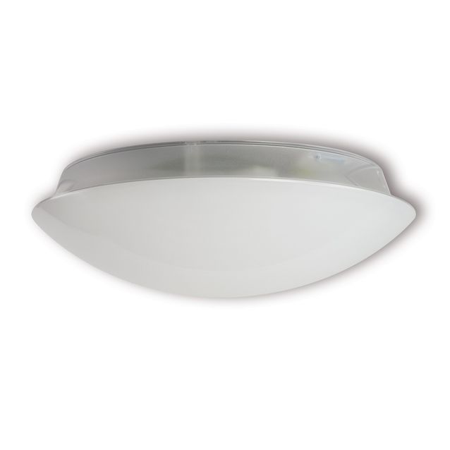 LED-tunnistinvalaisin Ensto Aluno ALR375LED3K 13W/830 Ø375x122 mm IP54 valkoinen