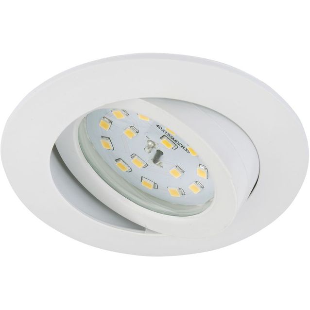 LED-alasvalo Briloner 5 W kohdistettava valkoinen