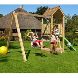 Leikkikeskus Jungle Gym Club ja Swing Module X'tra sis. liukumäen