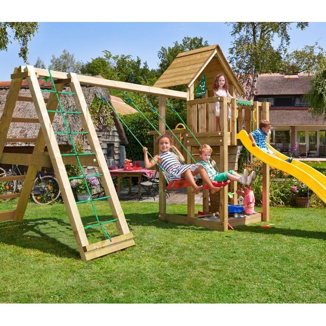 Leikkikeskus Jungle Gym Cubby ja Climb Module X'tra sis. liukumäen