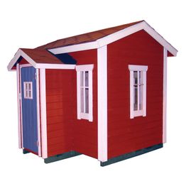 Leikkimökki Manta 2200x1500x1900 mm elementtirakenteinen puuvalmis