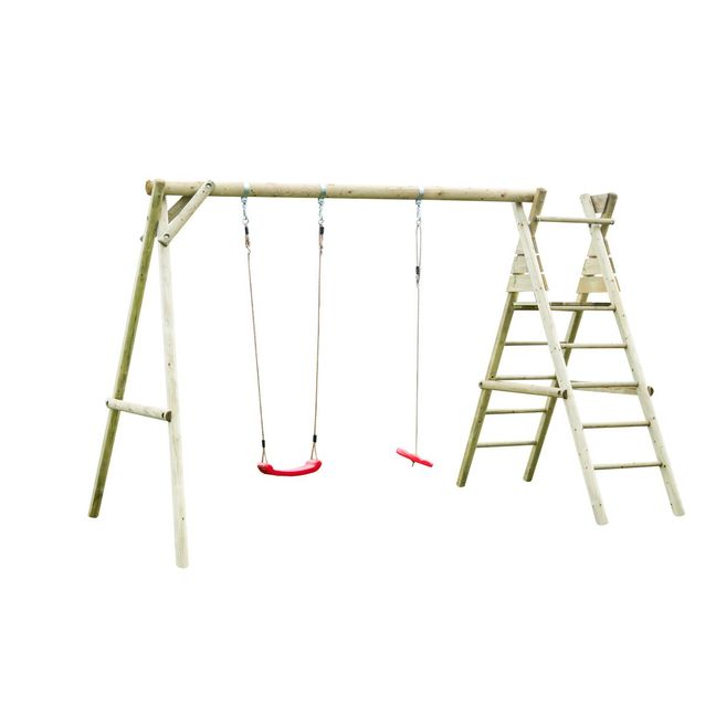 Leikkiteline Palmako Holger sis. 2 keinua + kiipeilyteline