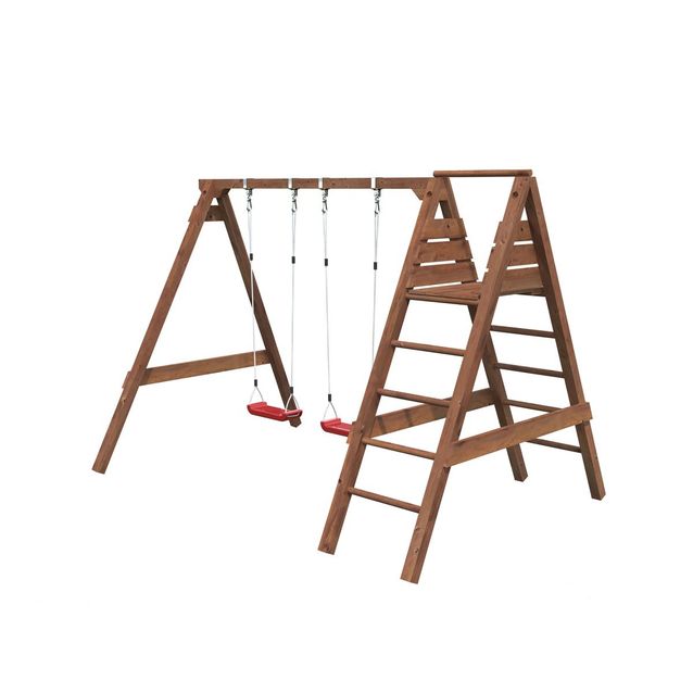 Leikkiteline Palmako Jonas 2 keinua kiipeilyteline