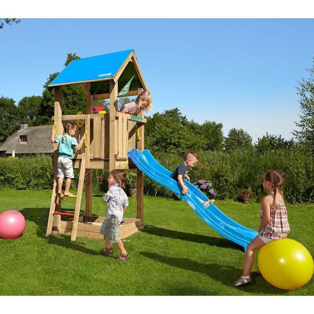 Leikkitorni Jungle Gym Castle sis. liukumäen