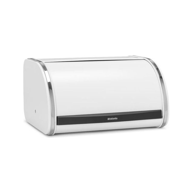 Leipälaatikko Brabantia Roll Top medium valkoinen