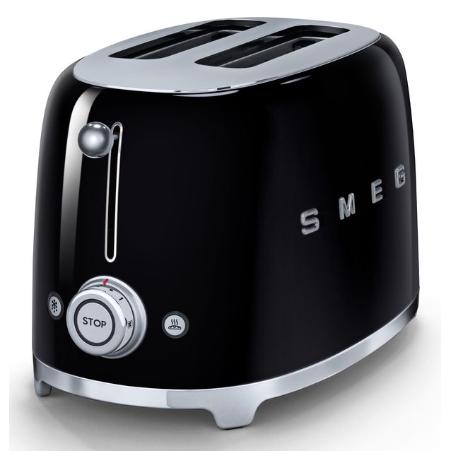 Leivänpaahdin Smeg TSF01BLEU 2-viipaleen musta