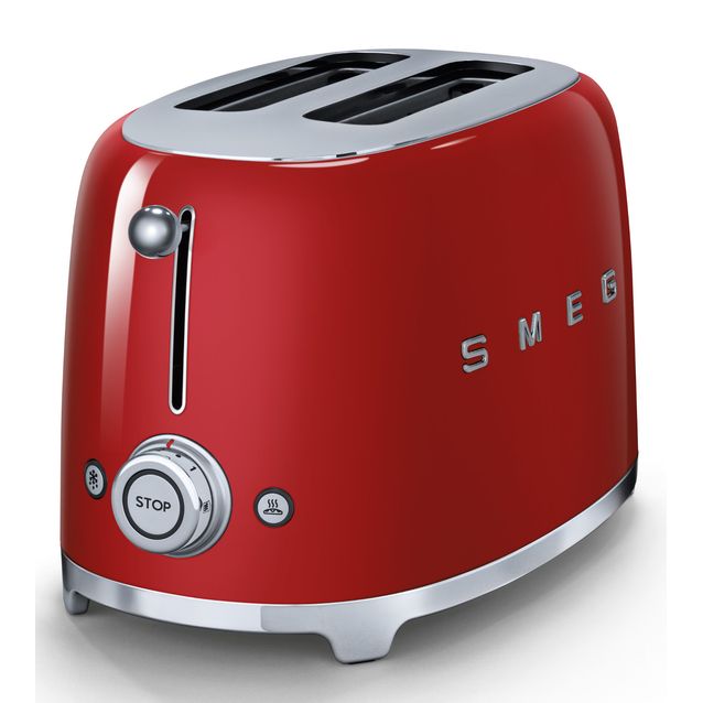 Leivänpaahdin Smeg TSF01RDEU 2-viipaleen punainen