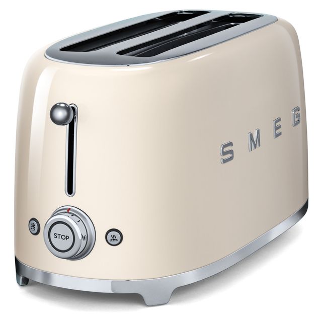 Leivänpaahdin Smeg TSF02CREU 4-viipaleen kerma