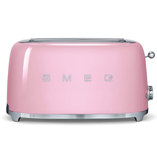 Leivänpaahdin Smeg TSF02PKEU 4-viipaleen vaaleanpunainen