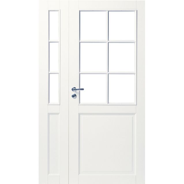 Levike avattava lasitettu 3R Swedoor Craft 102 valkoinen kirkas lasi