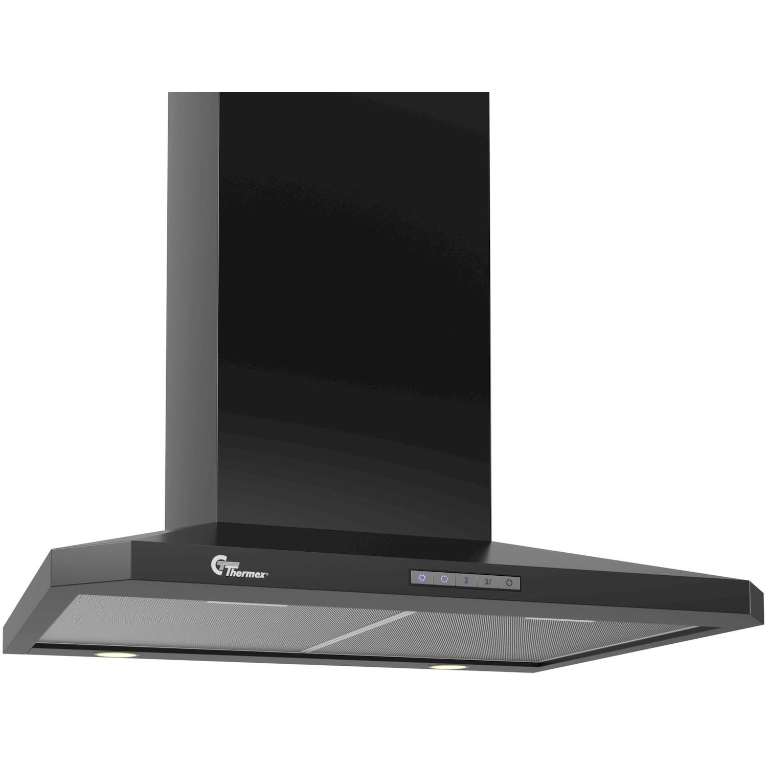 Liesikupu Thermex Decor 787 600 mm ulkoiselle moottorille musta