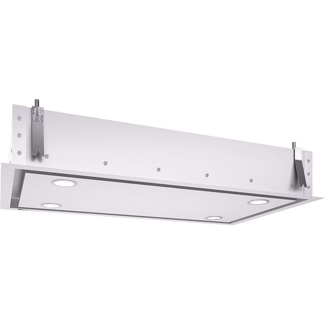 Liesikupu Thermex Newcastle Medio 900 mm ulkoiselle moottorille valkoinen