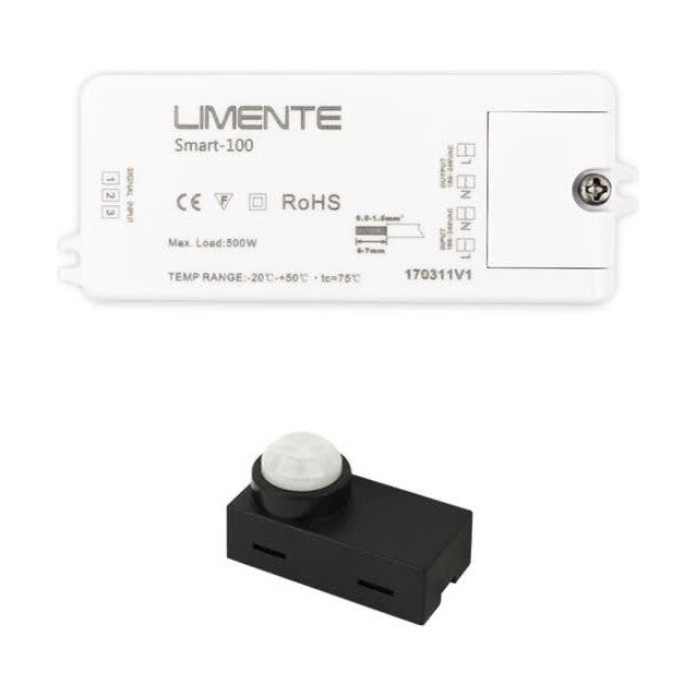 Liiketunnistin Limente Smart 110 PIR valaistuksen ohjain 1 kpl