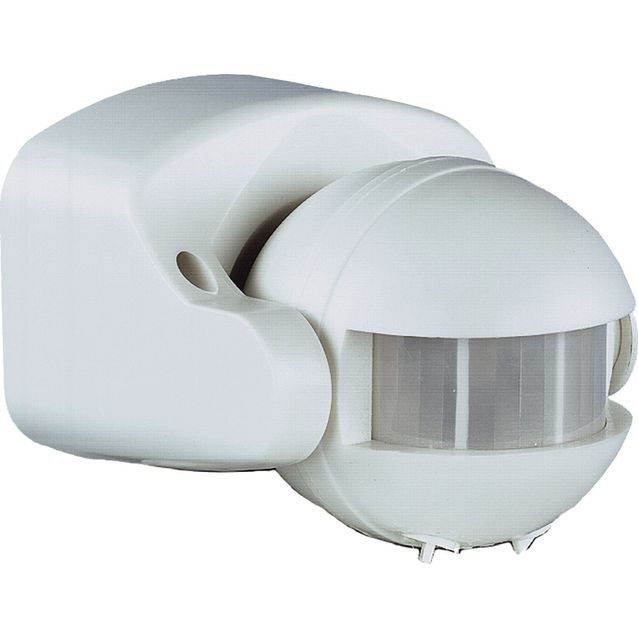 Liiketunnistin Gelia 180° IP44 valkoinen