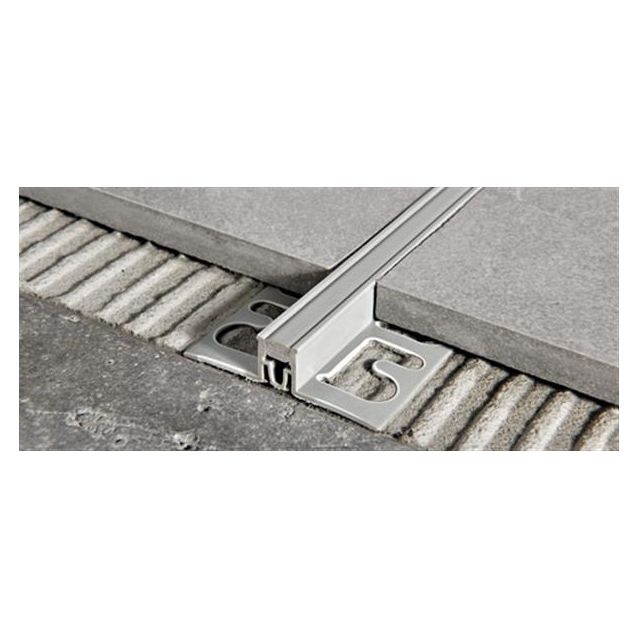 Liikuntasaumalista Progress Profiles Proflex, 2,7m, 10mm, 15mm, harmaa