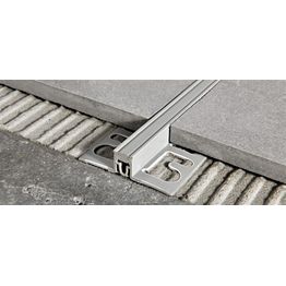 Liikuntasaumalista Progress Profiles Proflex 2,7m 10mm 8mm harmaa