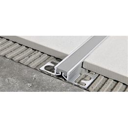 Liikuntasaumalista Progress Profiles Proflex AL 2,7m 17mm 8mm harmaa