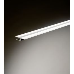 Liikuntasaumalista 45x2700 mm hopea laminaatille