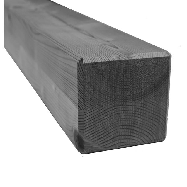 Liimapuutolppa Palmako 90x90x1600 mm painekyllästetty harmaa 5 kpl/pkt