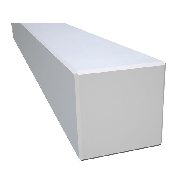 Liimapuutolppa Palmako 90x90x1900 mm valkoinen 5 kpl/pkt