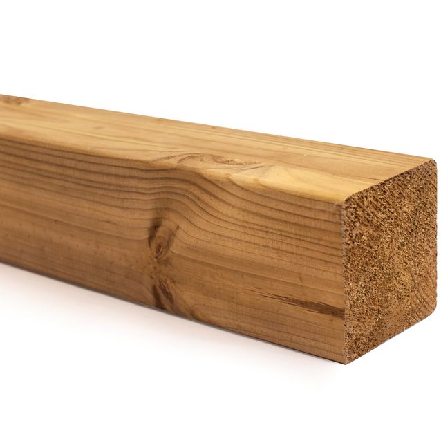 Liimapuutolppa AB Oiva 90x90x3000 mm vihreä