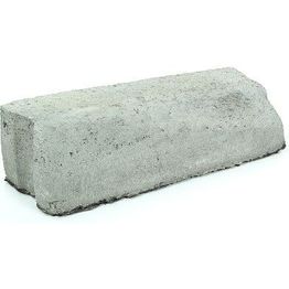 Liimattava madalluskivi Rudus 12>8 cm oikea 390x130 mm sileä harmaa