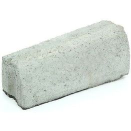 Liimattava madalluskivi Rudus 16>12 cm vasen 390x130 mm sileä harmaa