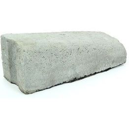 Liimattava madalluskivi Rudus 16>6 cm oikea 390x130 mm sileä harmaa