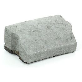 Liimattava reunakivi Rudus kaarre R1000 kovera 195x130x80 mm sileä harmaa