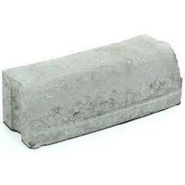 Liimattava reunakivi Rudus kaarre R2500 kupera 390x130x120 mm sileä harmaa