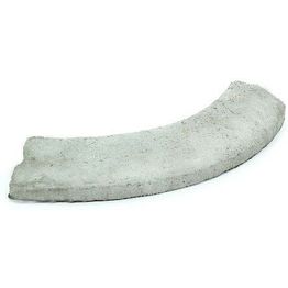 Liimattava reunakivi Rudus kaarre R500 kupera 500x130x80 mm sileä harmaa