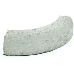 Liimattava reunakivi Rudus kaarre R500 kupera 780x130x160 mm sileä harmaa