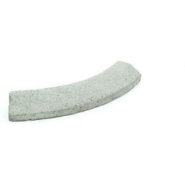 Liimattava reunakivi Rudus kaarre R750 kupera 589x130x80 mm sileä harmaa